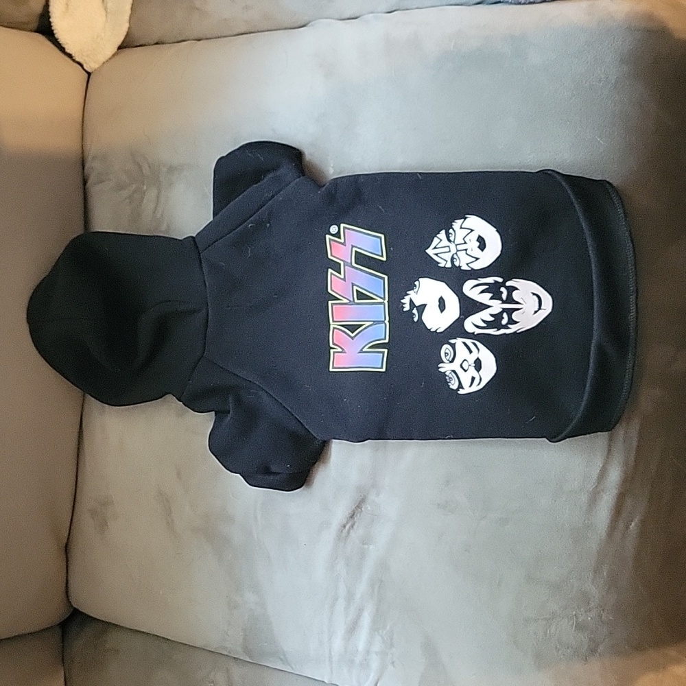 KISS FABDOG Coat/Hoodie sweatshirt W/KISS FACES